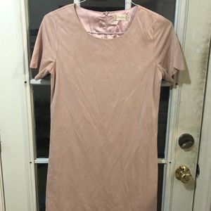 Altar’d State Dusty Pink Scalloped Dress